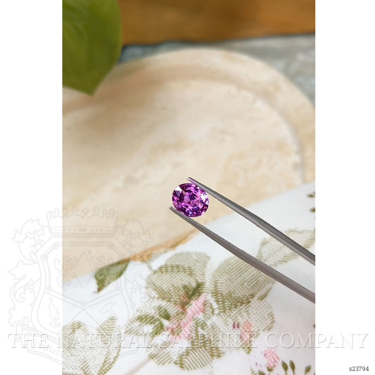 2.55 Ct. Pinkish Purple Sapphire from Ceylon (Sri Lanka)