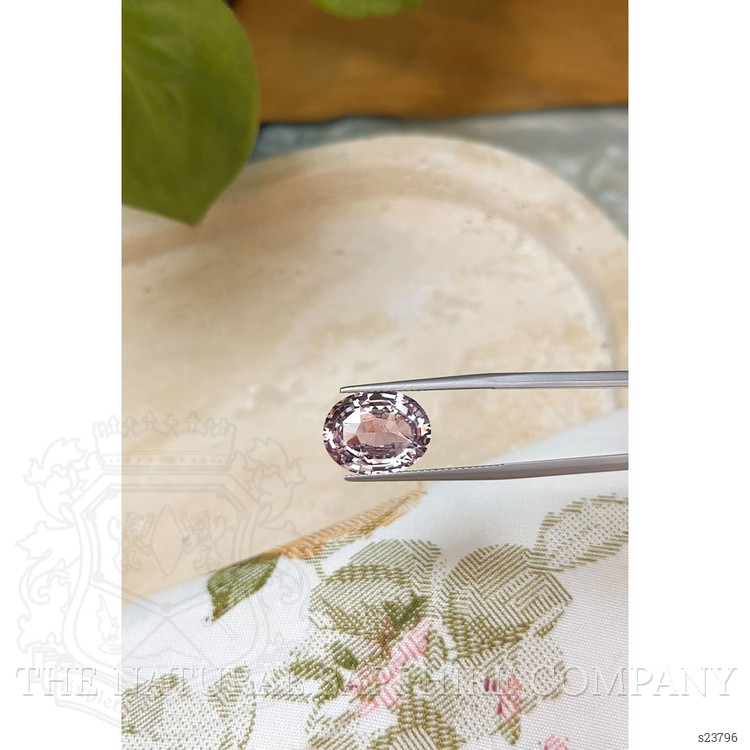 7.81 Ct. Peach Sapphire from Ceylon (Sri Lanka)