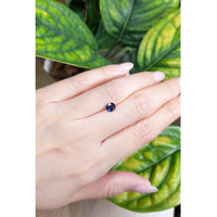 0.91 Ct. Greenish Blue Sapphire from Ceylon (Sri Lanka) Life Style