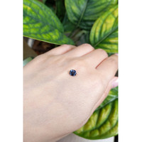 0.91 Ct. Greenish Blue Sapphire from Ceylon (Sri Lanka) Life Style