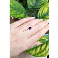 0.87 Ct. Blue Sapphire from Ceylon (Sri Lanka) Life Style