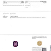 7.18 Ct. Reddish Pink Sapphire from East Africa Scan Report