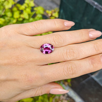 5.03 Ct. Purple Sapphire from Madagascar Life Style