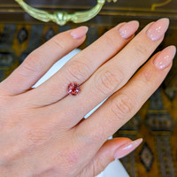 1.53 Ct. Padparadscha Sapphire from Ceylon (Sri Lanka) Life Style