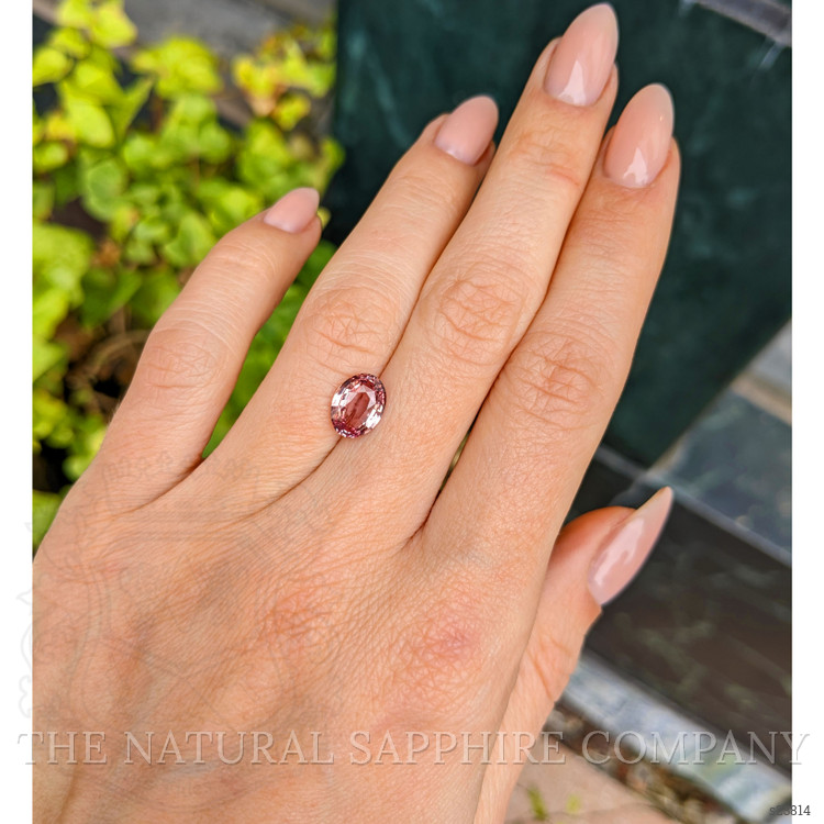 2.04 Ct. Padparadscha Sapphire from Ceylon (Sri Lanka)