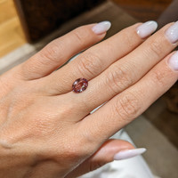 2.04 Ct. Padparadscha Sapphire from Ceylon (Sri Lanka) Life Style