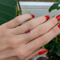 1.11 Ct. Padparadscha Sapphire from Ceylon (Sri Lanka) Life Style