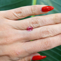 1.11 Ct. Padparadscha Sapphire from Ceylon (Sri Lanka) Life Style