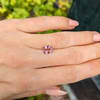 2.06 Ct. Padparadscha Sapphire from Madagascar Life Style