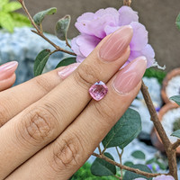 2.19 Ct. Purplish Pink Sapphire from Madagascar Life Style