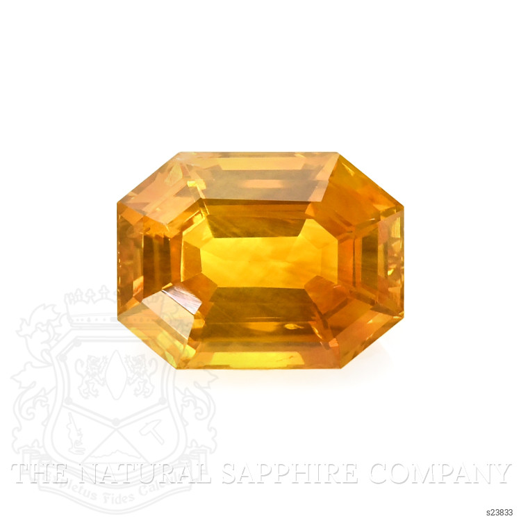 4.32 Ct. Yellowish Orange Sapphire from Ceylon (Sri Lanka)