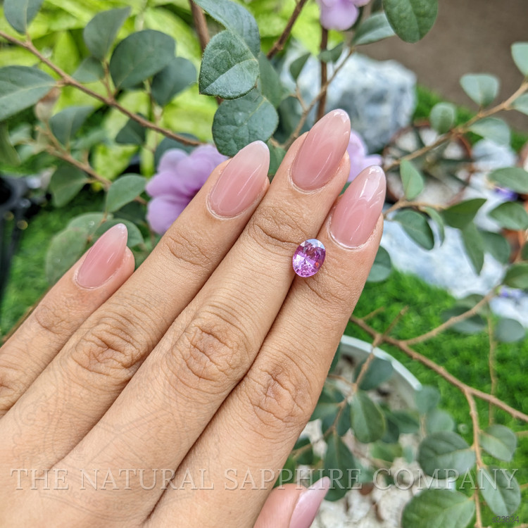 2.10 Ct. Pinkish Purple Sapphire from Ceylon (Sri Lanka)