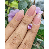 2.10 Ct. Pinkish Purple Sapphire from Ceylon (Sri Lanka) Life Style