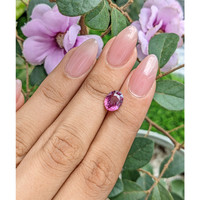 2.17 Ct. Purplish Pink Sapphire from Ceylon (Sri Lanka) Life Style