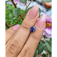 1.58 Ct. Blue Sapphire from Madagascar Life Style