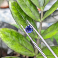 1.58 Ct. Blue Sapphire from Madagascar Life Style