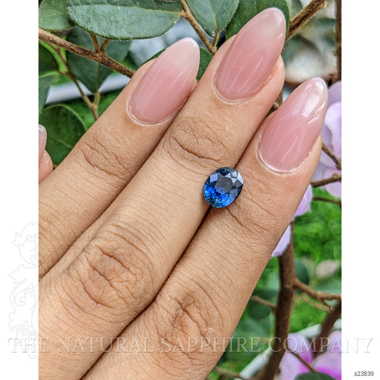 1.79 Ct. Greenish Blue Sapphire from Madagascar