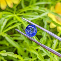 1.41 Ct. Blue Sapphire from Madagascar Life Style