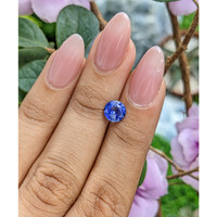 1.41 Ct. Blue Sapphire from Madagascar Life Style
