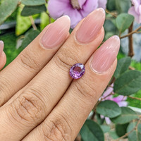 2.07 Ct. Purple Sapphire from Madagascar Life Style