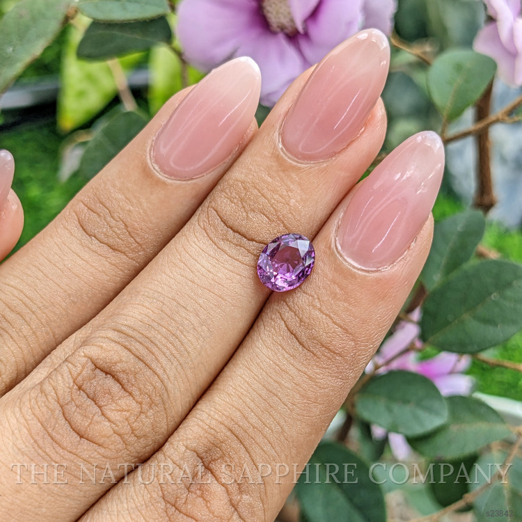 2.07 Ct. Purple Sapphire from Madagascar