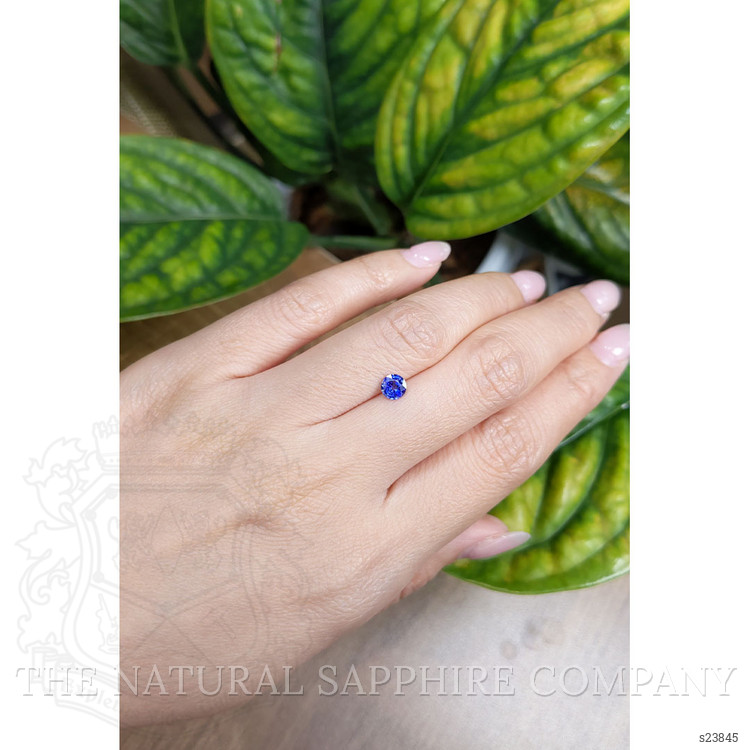 0.50 Ct. Blue Sapphire from Ceylon (Sri Lanka)