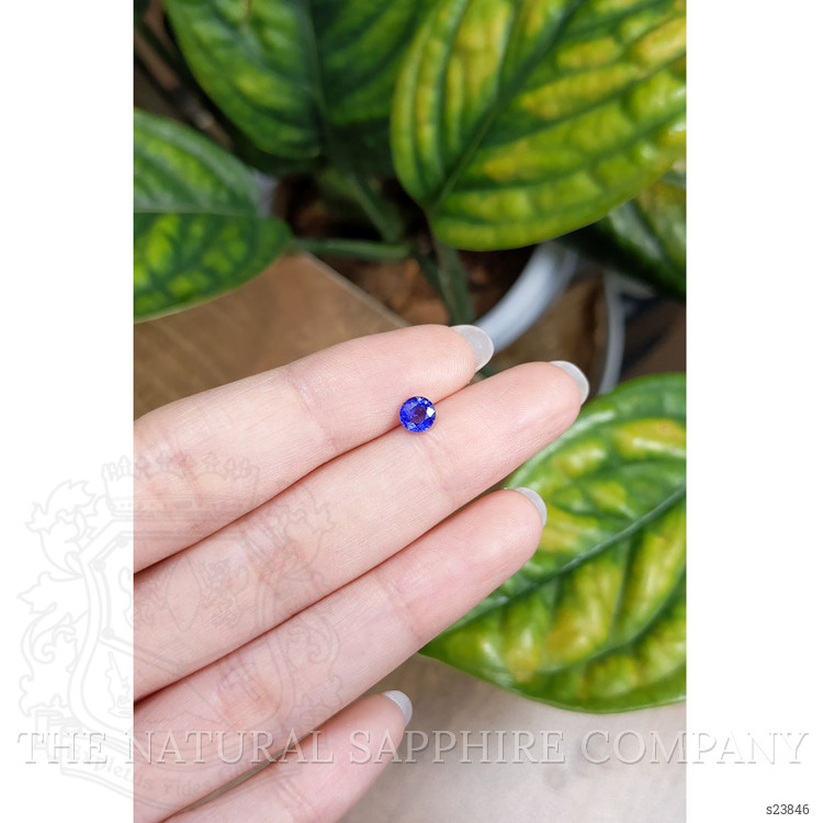 0.60 Ct. Blue Sapphire from Ceylon (Sri Lanka)