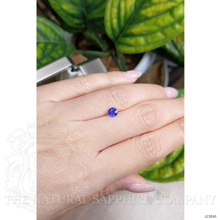 0.60 Ct. Blue Sapphire from Ceylon (Sri Lanka)