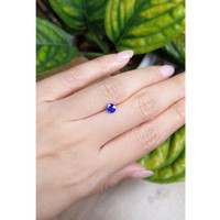 0.69 Ct. Blue Sapphire from Ceylon (Sri Lanka) Life Style