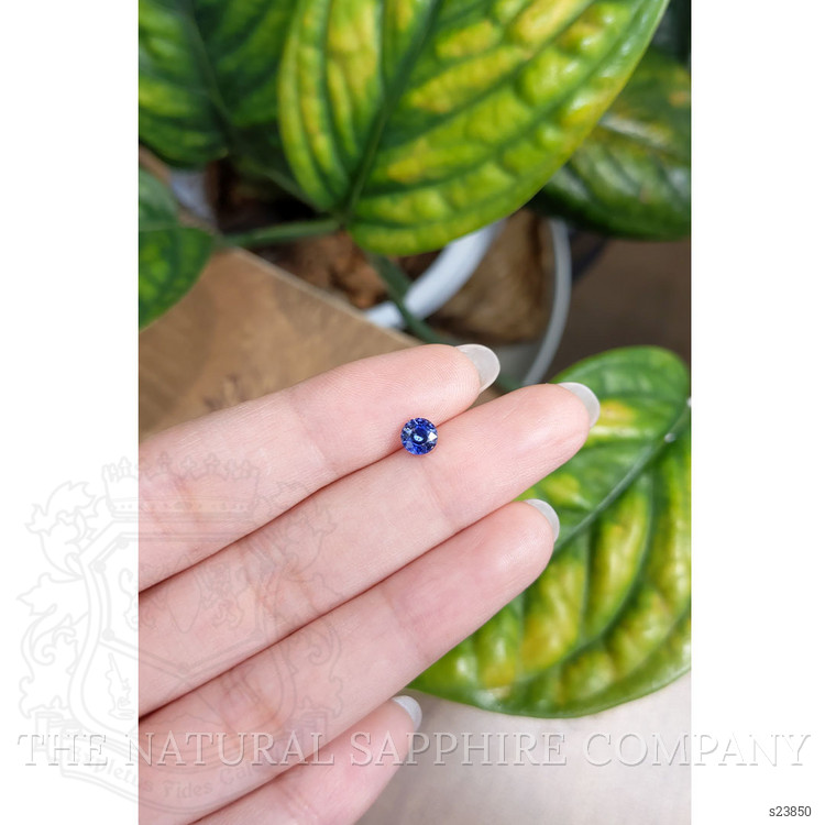 0.71 Ct. Blue Sapphire from Ceylon (Sri Lanka)