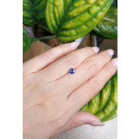 0.71 Ct. Blue Sapphire from Ceylon (Sri Lanka) Life Style