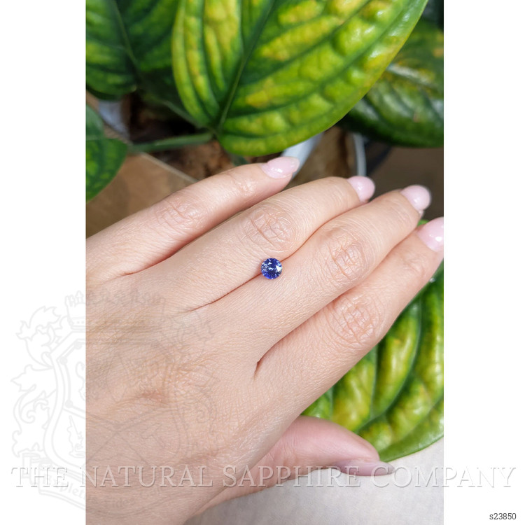 0.71 Ct. Blue Sapphire from Ceylon (Sri Lanka)