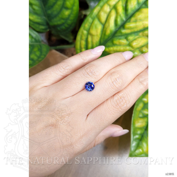 1.85 Ct. Blue Sapphire from Ceylon (Sri Lanka)