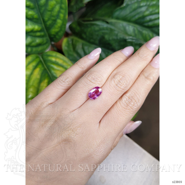 3.08 Ct. Pink Sapphire from Ceylon (Sri Lanka)