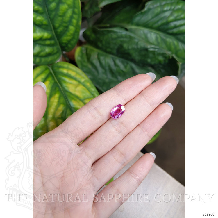 3.08 Ct. Pink Sapphire from Ceylon (Sri Lanka)