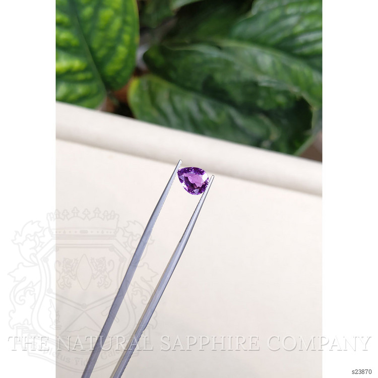2.03 Ct. Purple Sapphire from Ceylon (Sri Lanka)