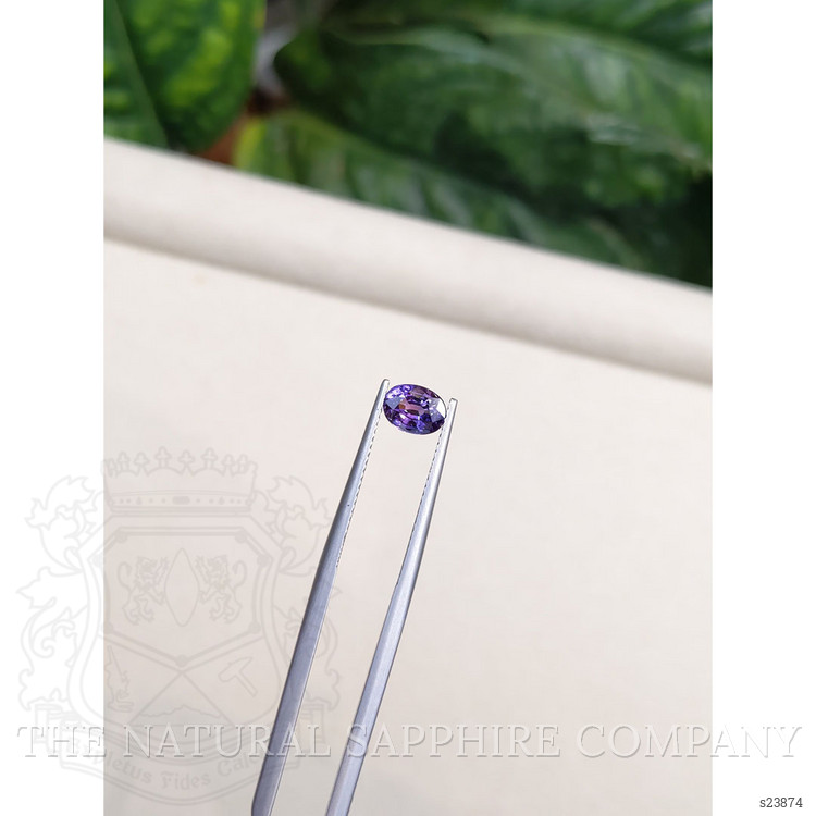 1.12 Ct. Purple Sapphire from Ceylon (Sri Lanka)