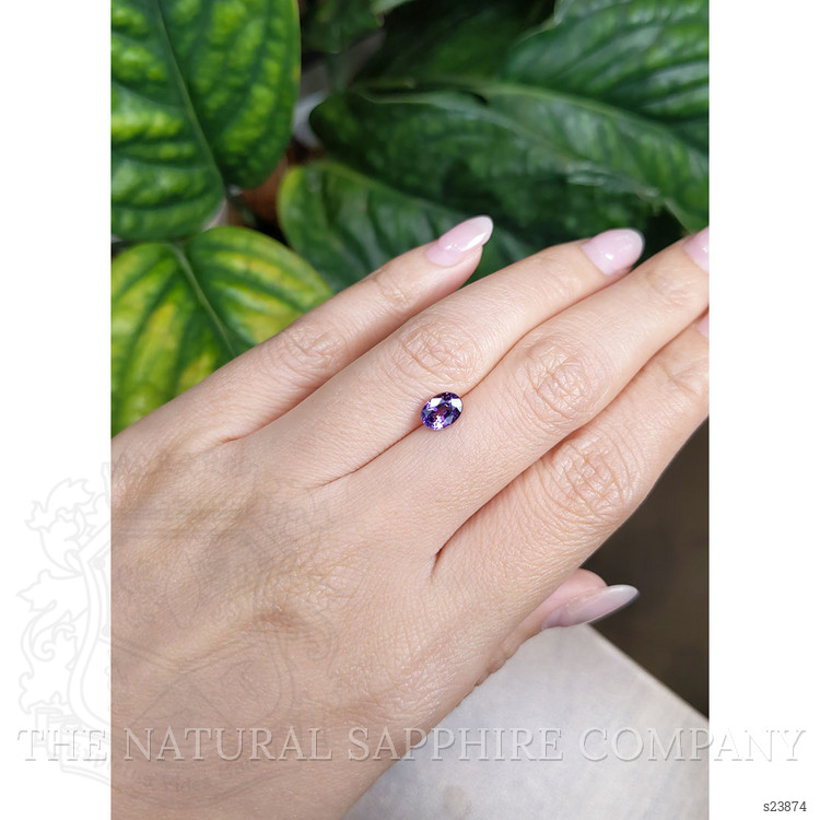 1.12 Ct. Purple Sapphire from Ceylon (Sri Lanka)