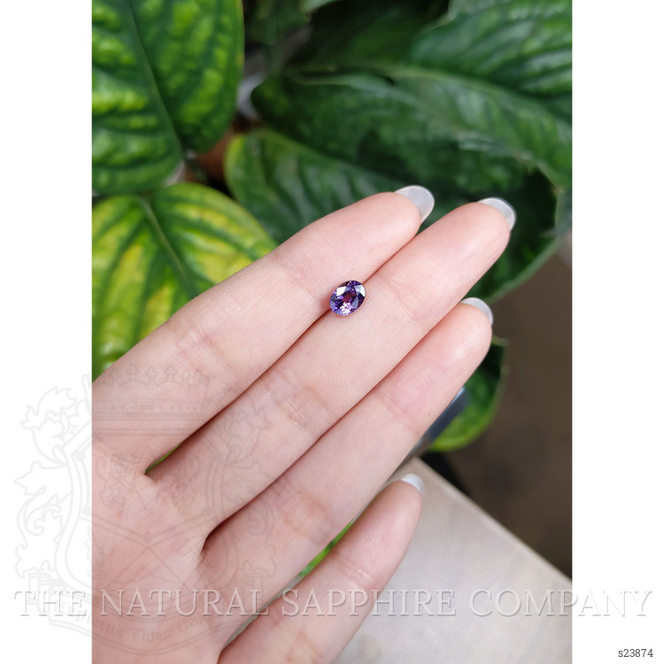 1.12 Ct. Purple Sapphire from Ceylon (Sri Lanka)