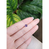 0.81 Ct. Purple Sapphire from Ceylon (Sri Lanka) Life Style