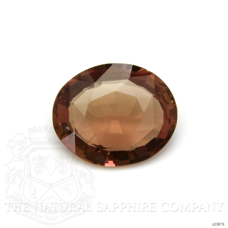 3.77 Ct. Pinkish Brown Sapphire from Ceylon (Sri Lanka)