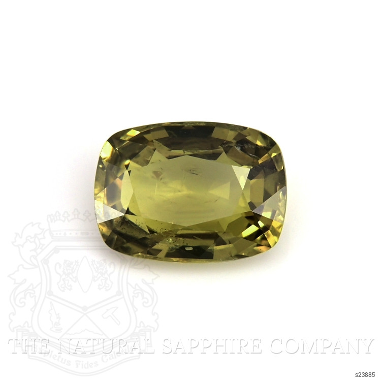 3.06 Ct. Greenish Yellow Sapphire from Ceylon (Sri Lanka)