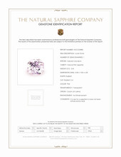 3.44 Ct. Pink Sapphire from Ceylon (Sri Lanka) Scan Report
