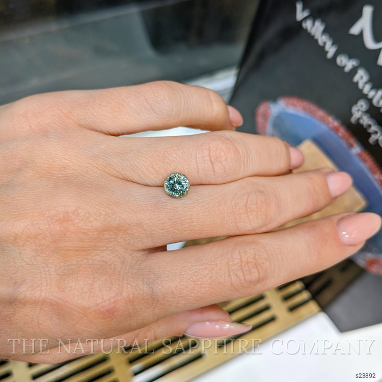 1.47 Ct. Green Sapphire from Montana