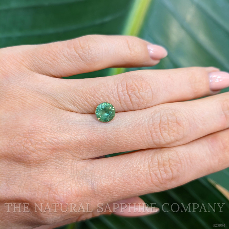 1.45 Ct. Bluish Green Sapphire from Montana