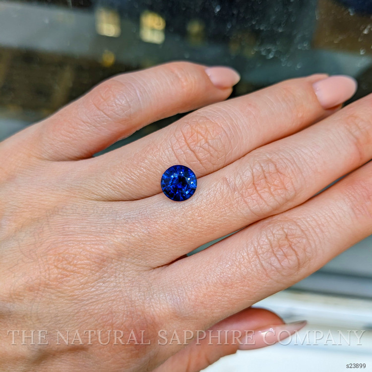 2.52 Ct. Blue Sapphire from Ceylon (Sri Lanka)