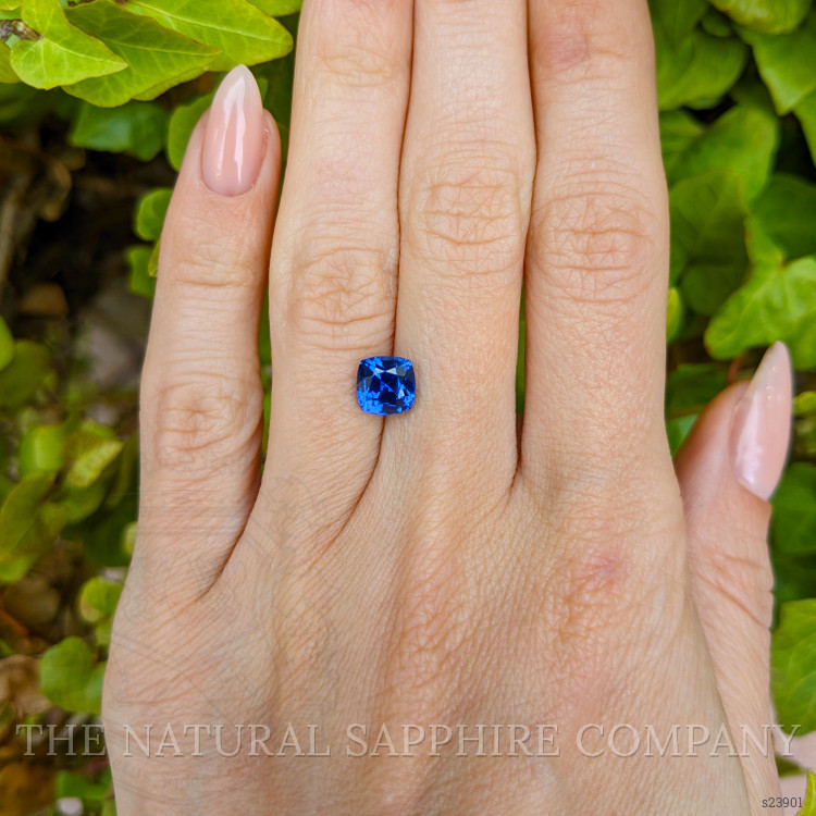 2.21 Ct. Blue Sapphire from Ceylon (Sri Lanka)