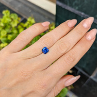1.37 Ct. Blue Sapphire from Ceylon (Sri Lanka) Life Style