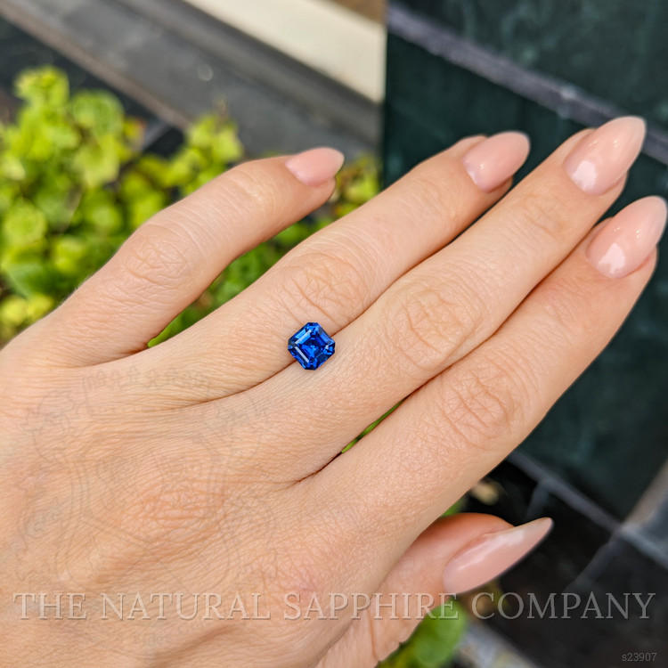 1.37 Ct. Blue Sapphire from Ceylon (Sri Lanka)