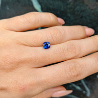 1.01 Ct. Blue Sapphire from Ceylon (Sri Lanka) Life Style